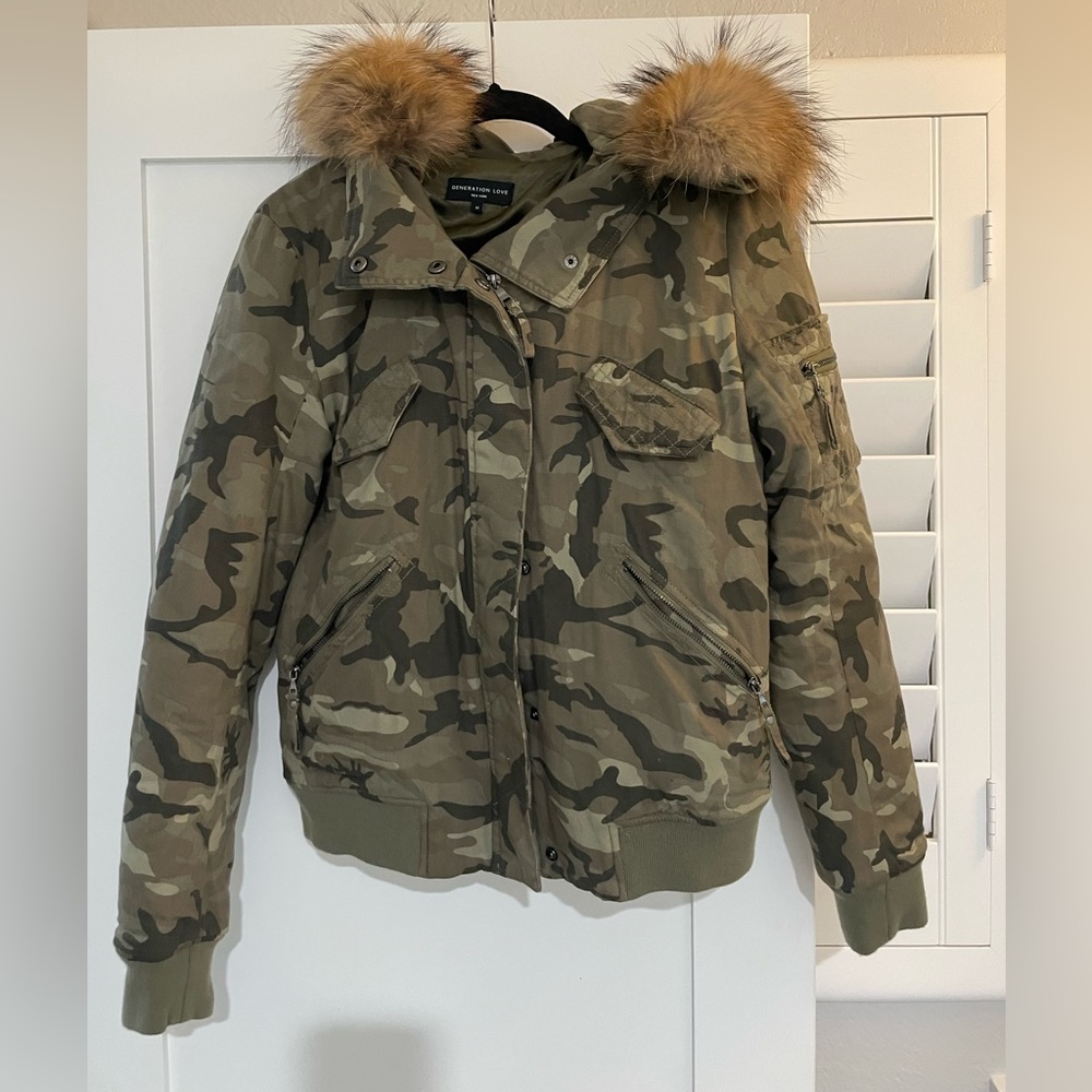 Generation Love Women’s camo jacket
